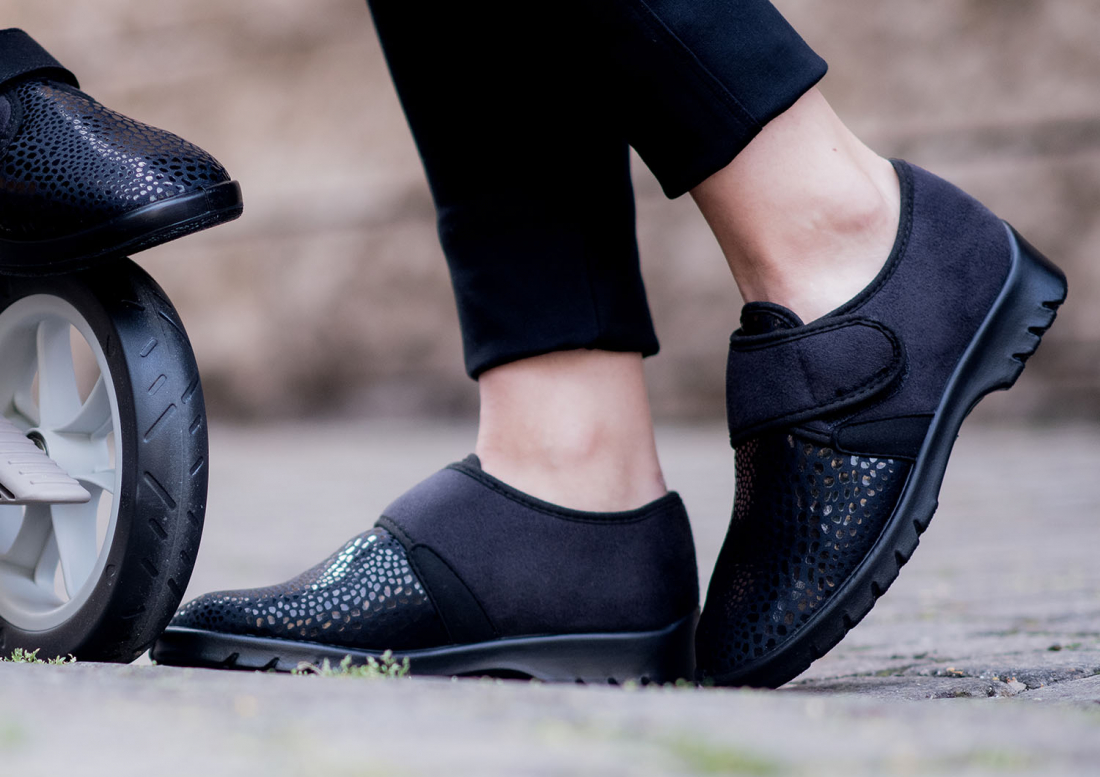 Schuh Strasbourg Stretch schwarz