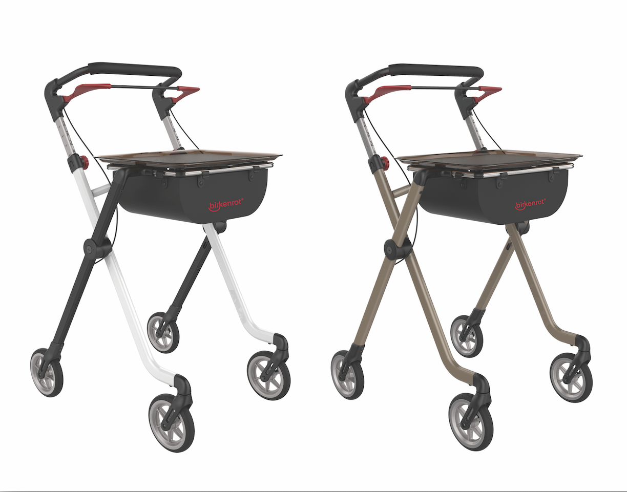 Rollator Indoor Birkenrot
