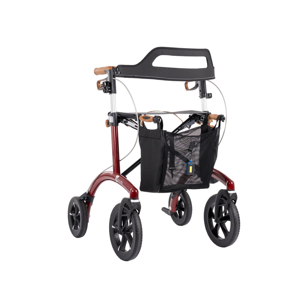 Saljol Aluminiumrollator AR62 rot Vollausstattung