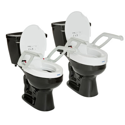 Toilettensitzerhöhung Aquatec 90000 mit Armlehne
