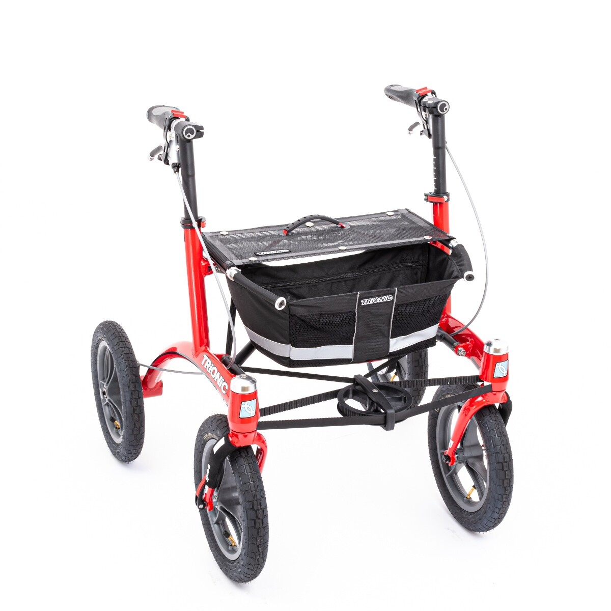 Rollator Trionic Walker 12 S red