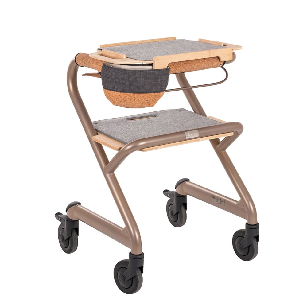 Wohnraumrollator WR43 champagner gold