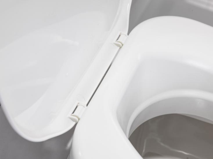 Toilettensitzerhöhung Aquatec 90 Ergo mit Deckel