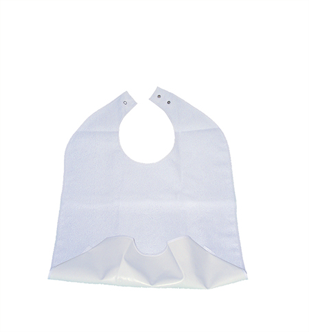 Speiselatz Frottee weiss