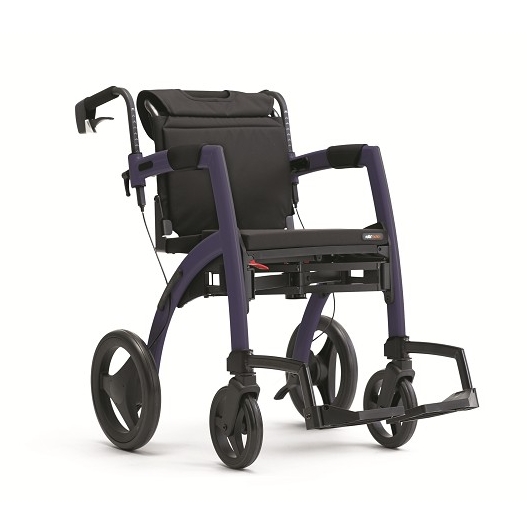 Rollz Motion Reiserollstuhl / Rollator violett