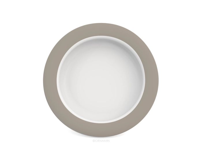 Teller mit Kipp-Trick rot 27cm
