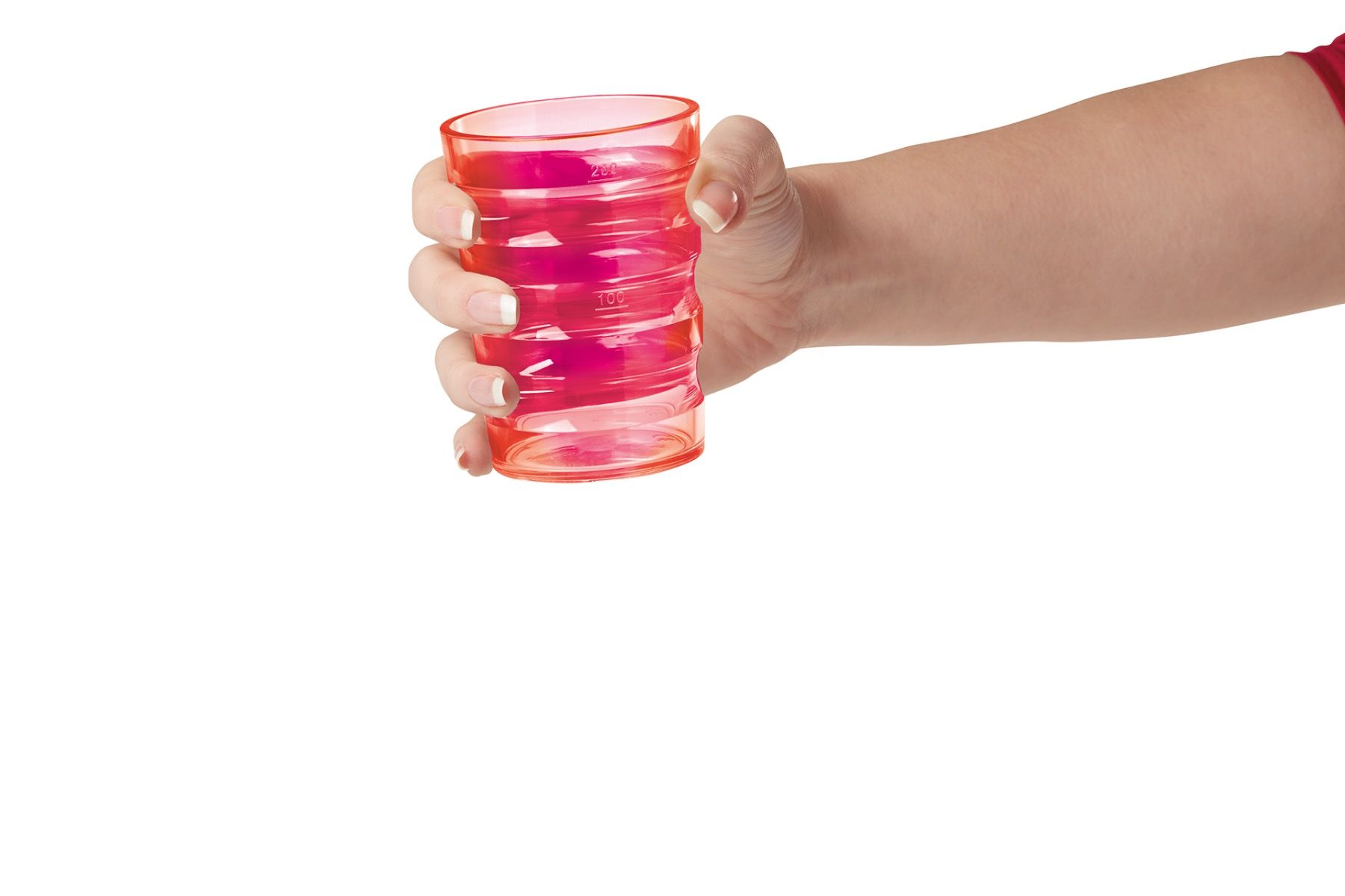 Becher Sure-Grip transparent