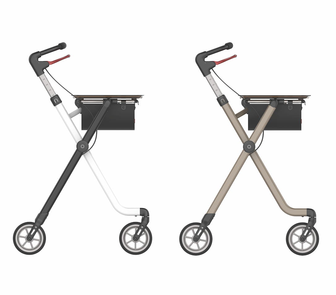 Rollator Indoor Birkenrot