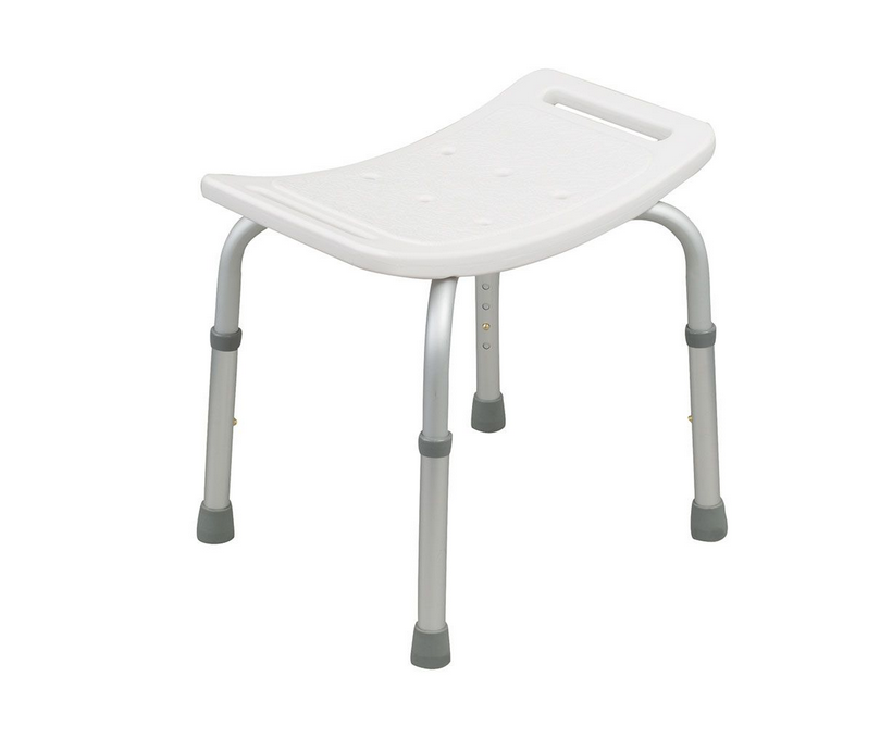 Duschhocker gebogene Sitzfläche