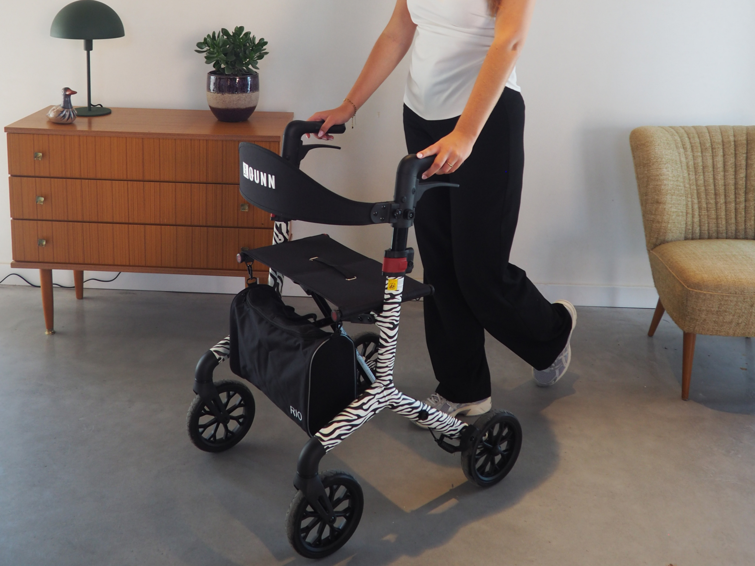 Rollator Rio Zebra